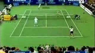 Federer amp Mirka vs Hewitt amp Molik  part 5 [upl. by Howlyn379]