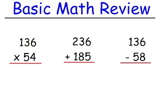 Basic Math Review [upl. by Oswell]