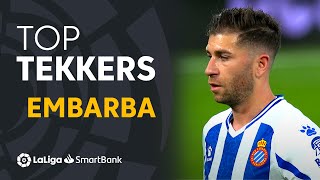 LaLiga SmartBank Tekkers Embarba guía al RCD Espanyol hacia la victoria [upl. by Teilo57]