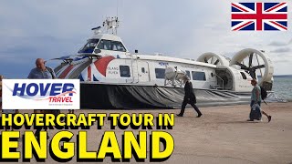 Hovercraft Tour in England  From Portsmouth Southsea to Ryde  Isle of Wight [upl. by Alyos]