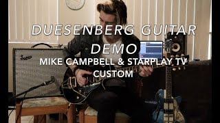 DUESENBERG MIKE CAMPBELL STARPLAYER VS STARPLAYER TV CUSTOM  Demo by Luke Stamenkovich [upl. by Euseibbob]