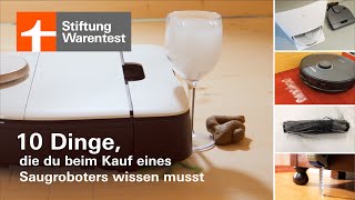 Test SaugWischroboter 2024 Die 10 TopTipps zum SaugroboterKauf Stiftung Warentest [upl. by Cioban]