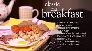 Slimming World Synfree classic cooked breakfast recipe  FREE [upl. by Annaili544]