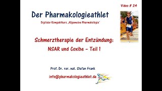 Schmerztherapie der Entzündung NSAR und Coxibe  Teil 1 [upl. by Nnaillij]