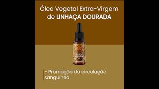 Benefícios do Óleo Vegetal de Linhaça Dourada [upl. by Onirefes]