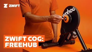 Zwift Cog With MultiTrainer Freehub Set Up [upl. by Nodnelg]