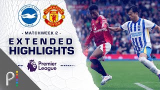 Brighton v Manchester United  PREMIER LEAGUE HIGHLIGHTS  8242024  NBC Sports [upl. by Irep778]