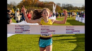 2019 Lindsays Scottish Short Course XC Champs  U15 Girls 2000m [upl. by Akerboom975]