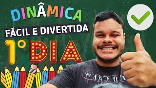 ✅ PASSO A PASSO Dinâmica Simples e Fácil para o Primeiro Dia de Aula Presencial [upl. by Berlinda30]