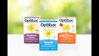 Meet Optibac Probiotics  UK amp Ireland’s most recommended brand of friendly bacteria supplements US [upl. by Nalor]