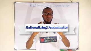 The Maths Prof Rationalising the Denominator [upl. by Alfi]