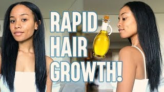 5 Best Oils For FASTER Hair Growth 🙌🏽 [upl. by Katinka170]