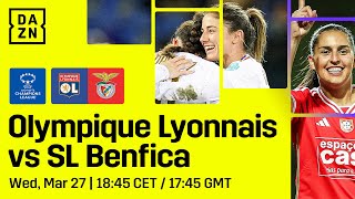 Lyon vs Benfica  Quarts De Finale Retour De LUEFA Womens Champions League 202324 En Intégralité [upl. by Urial]