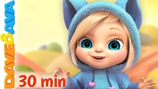 🍉 Baby Videos  Cartoon  Nursery Rhymes by Dave and Ava 🍉 [upl. by Asseralc]