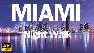 4K Miami Walking Tour  Bayfront Park Delight  Spectacular Fireworks florida miami [upl. by Claus377]