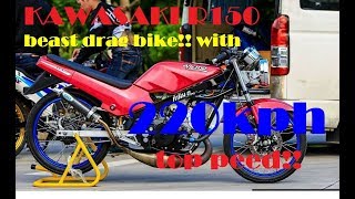 Beast drag bike Krr 150 [upl. by Ilise]