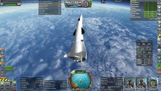 Shinkansen Launch and Reentry Test RO in KSP 112 [upl. by Ludovico710]