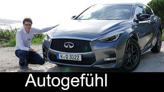 Allnew Infiniti Q30 FULL REVIEW test driven Q30S 20t amp Premium 22d  Autogefühl [upl. by Sinoda677]