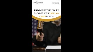 US immigration court backlog hits 3 million cases in 2024  NYC Immigration lawyer USImmigration [upl. by Olegna]