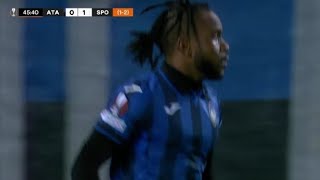 Atalanta vs Sporting Lisbon 21 Ademola Lookman amp Gianluca Scamacca goals earn win  Match Reaction [upl. by Meedan]