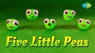 Five Little Peas  Popular Nursery Rhyme amp Kids Song With Lyrics  Saregama Kids [upl. by Aidole936]