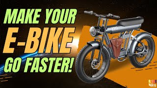 🔥 SPEED UP YOUR EBIKE  TWO WAYS TO MAKE IT GO FASTER [upl. by Ranjiv343]