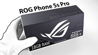 The ROG Phone 5s Pro Unboxing  Best Gaming Smartphone  Gameplay [upl. by Amaerd506]