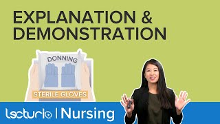 How to Put On Sterile Gloves Explanation amp Demonstration  Lecturio Nursing [upl. by Elmer230]