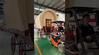 Large movable house tent and carriage carriage tent [upl. by Yam]