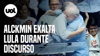 Alckmin exalta Lula aos gritos “Viva os trabalhadores do país” [upl. by Wiencke]