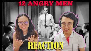 12 Angry Men 1957  MOVIE REACTION  First Time Watching [upl. by Elleuqram]