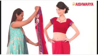 Draping a Ready Pleated Saree [upl. by Eilis]