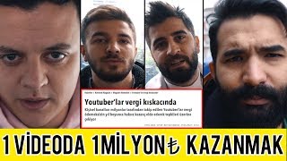 1 VİDEO ÇEKTİ 1000000 1 MİLYON TL KAZANDI [upl. by Livvie]