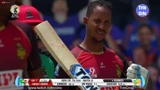 Lendl Simmons 96 Runs from 63 Balls vs STKNP CPL 2020 Game 23 [upl. by Trout]