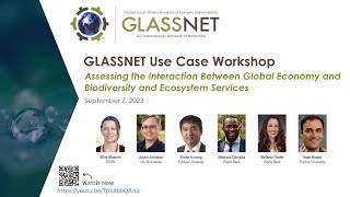 GLASSNET Use Case Assessing interactions between global economy and biodiversity amp ecosystem [upl. by Silsbye941]