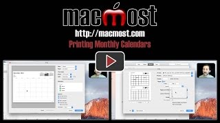 Printing Monthly Calendars 1299 [upl. by Aicnorev]