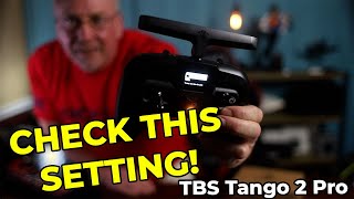 CHECK THIS SETTING TBS Tango 2 Pro [upl. by Clementi]