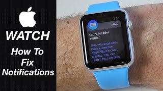 Apple Watch  How To Fix Mail amp Message Notifications [upl. by Risan]