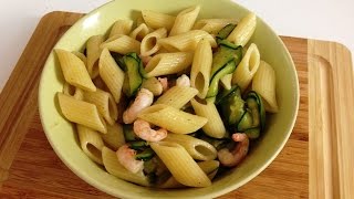 Pasta Zucchine e Gamberetti  Ricetta  SugarDany89 [upl. by Nevanod309]