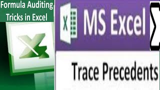 Excel Formula Auditing  Trace Precedents [upl. by Roxine]