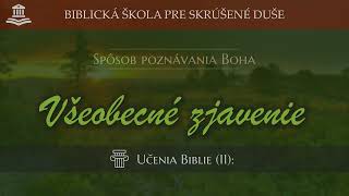 VŠEOBECNÉ ZJAVENIE 23 delenie a použitie  BŠ 14 ST [upl. by Robert778]