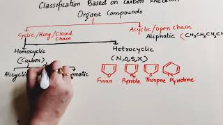 Classification of Organic Compounds Class 11Organic Chemistry some basic principles and Techniques [upl. by Bergen]