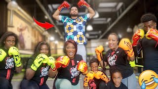 Boxe en Famille 😭🤣  CATASTROPHE [upl. by Johppah]