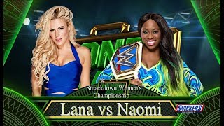 WWE 2K17  Lana vs Naomi Smackdown Womens Championship Match MITB Prediction [upl. by Daren230]