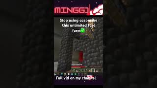 Minecraft Bedrock Survival Unlimited Fuel Farm phonk kordhellmurderinmymind phonkmusic remix [upl. by Laden441]