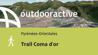 randonnée dans les PyrénéesOrientales Trail Coma dor [upl. by Jobey]