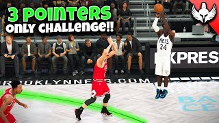 NBA 2K20 MyCAREER 12  3 POINTERS ONLY CHALLENGE [upl. by Ainocal]