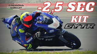 Tolgo 25 SECONDI a Cremona  KIT GYTR YAMAHA R6 RACE Primo Test [upl. by Faber]