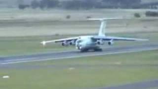 Russian IL76 attempts to crash during takeoff [upl. by Knowles]