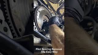 Pilot Bearing Removal  Easyautomotive autorepair lifehacks manualtransmission mechaniclife [upl. by Kress]